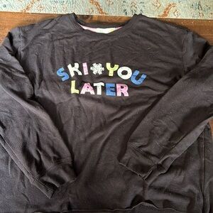 C&C California “Ski You Later” Pullover Top